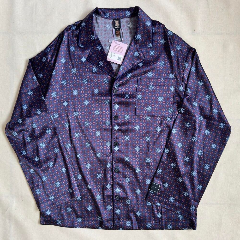 Savage-x-fenty Men's Navy and Purple Pajamas